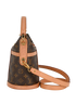 Duffle Bucket Bag, &pound;995, Handbags, Brown, Canvas, Bottom view